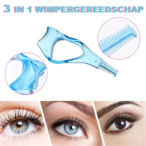 3 in 1 Eyelashes Tools Mascara Shield Applicator Guard
