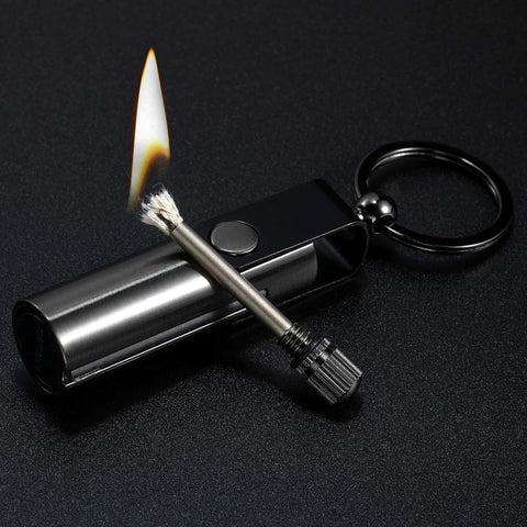 Orignal Portable Flint Fire Keychain Lighter 🔥 (Waterproof)