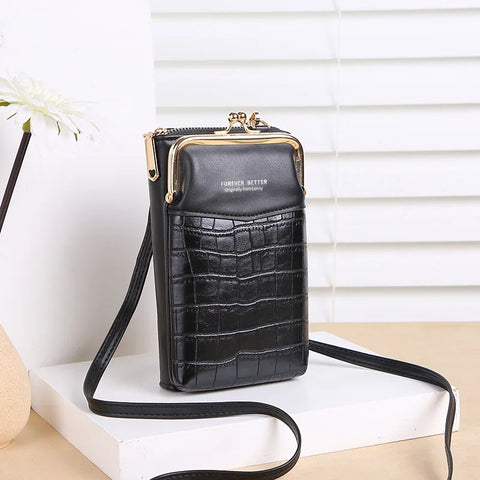 Elegance Croco Shoulder Bag
