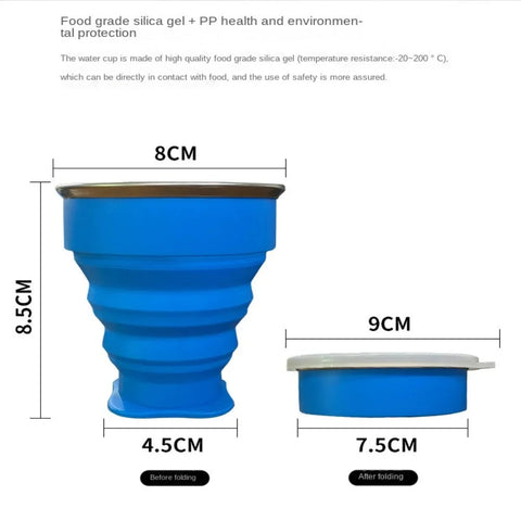 Portable Silicone Cup for On-the-Go Convenience