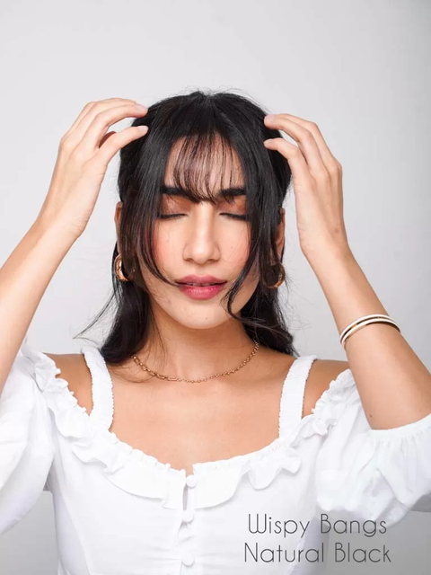 Wispy Clip-In Bangs